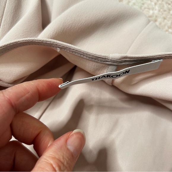 Thakoon Dusty Blush Nude Midi Slip Dress Size 4 Minimalist Clean Girl Neutral - Picture 11 of 14